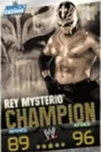 Slam Attax Evolution - Carte Slam Attax Evolution : Rey Mysterio Champion